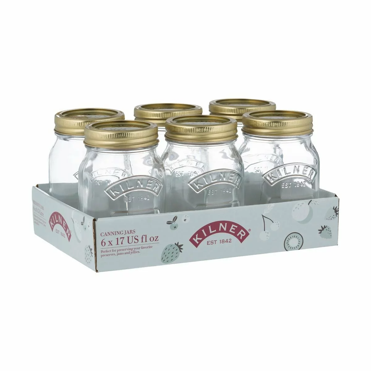 Kilner Canning Jars (Set Of 6) | 17oz - Image 2