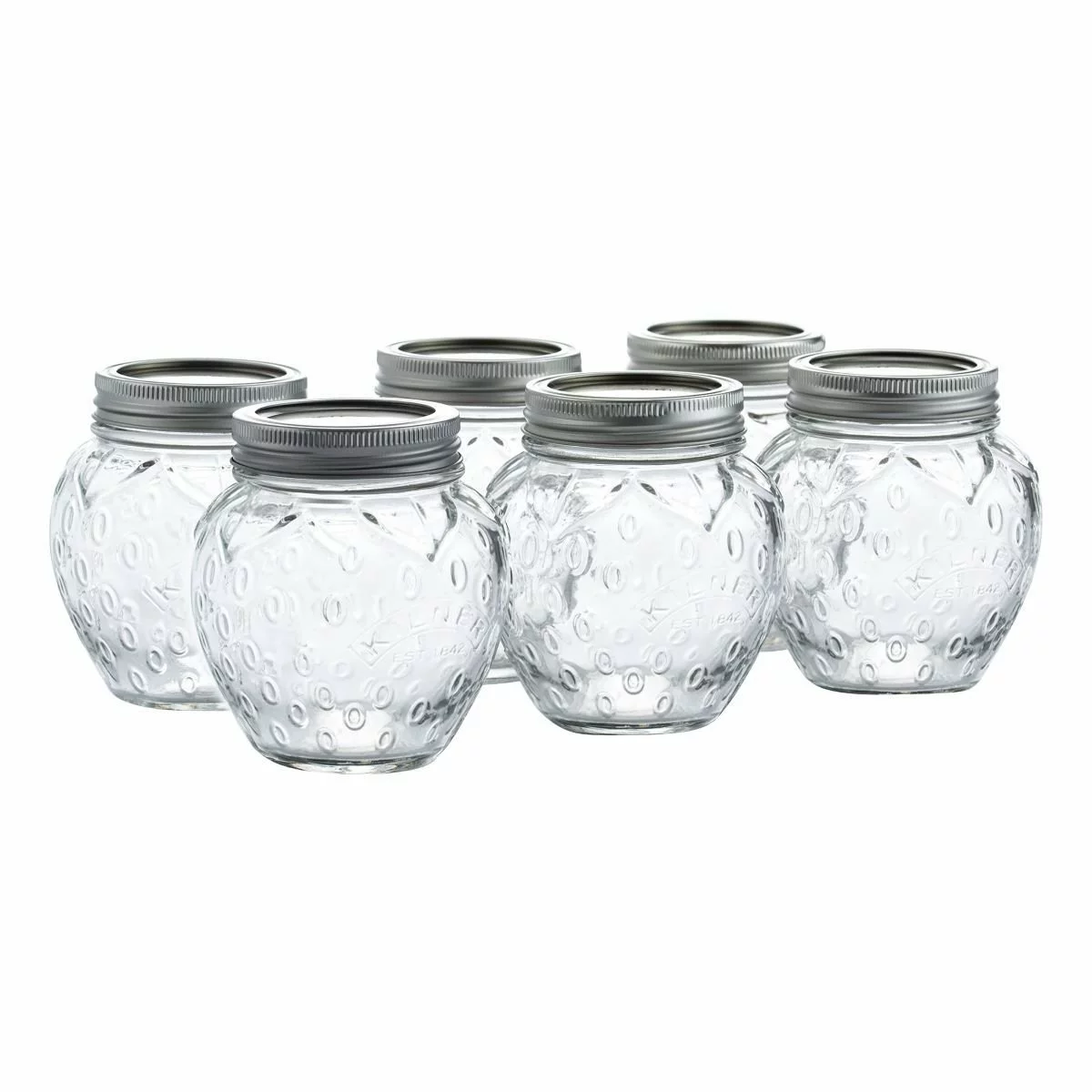 Kilner 13.5oz Fruit Jars (Set Of 6) | Strawberry Jars