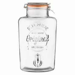 Kilner Swing Top Round Glass Drink Dispenser | 8L