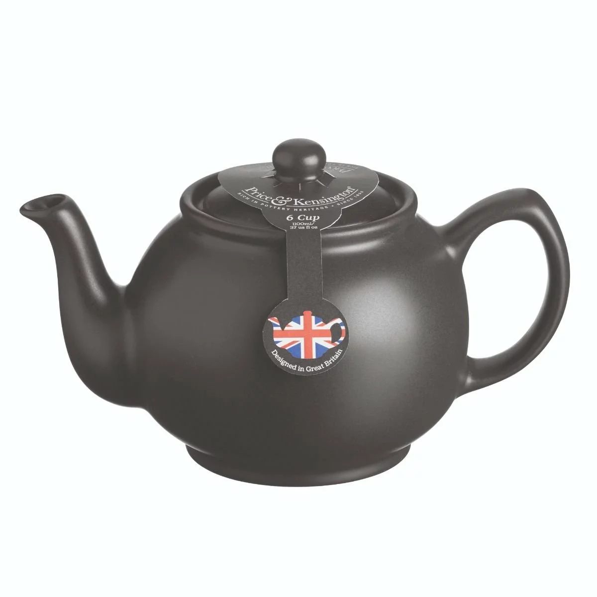 Price & Kensington 6-Cup Teapot | Matte Black - Image 2