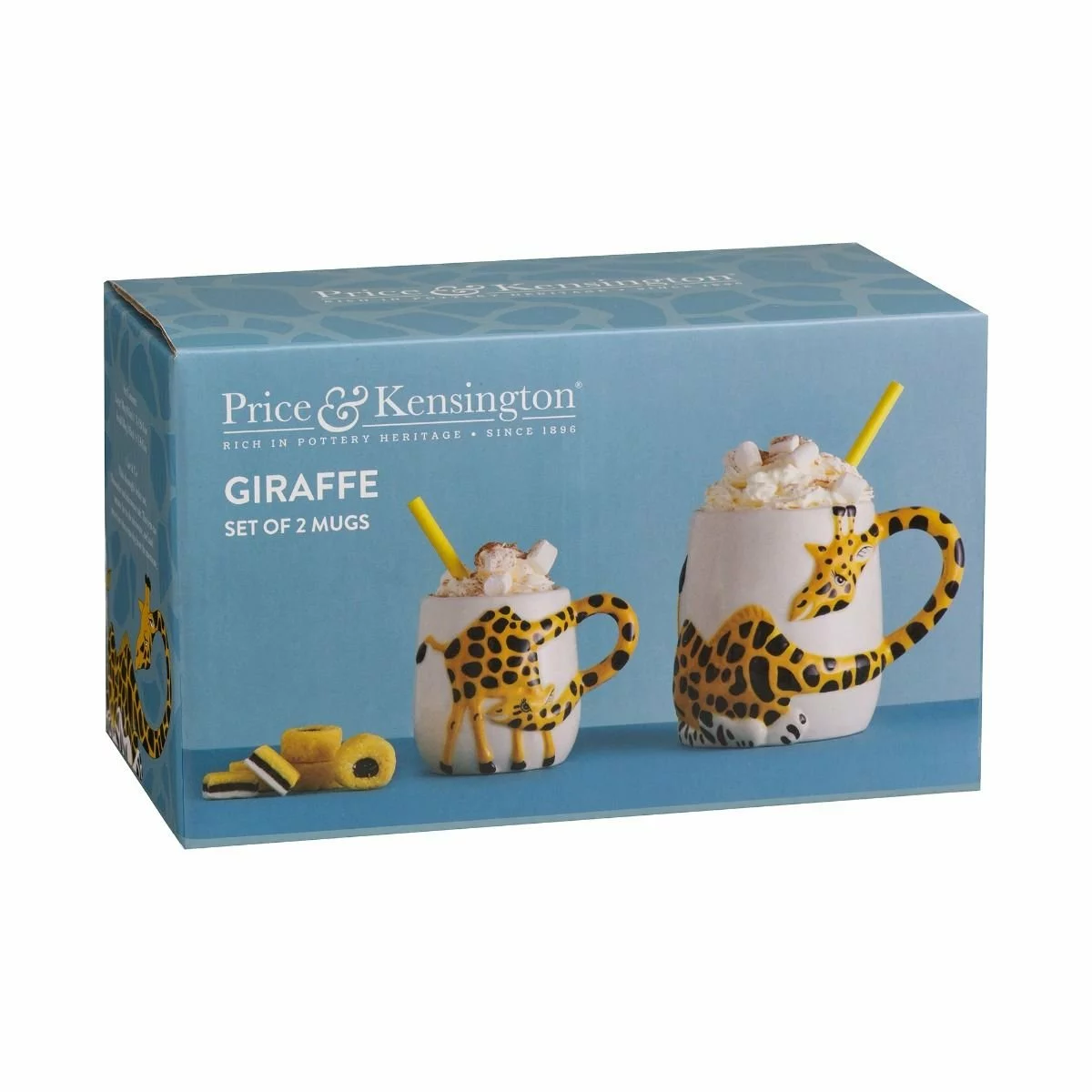 Price & Kensington Animal Mugs (Set Of 2) | Giraffe - Image 2