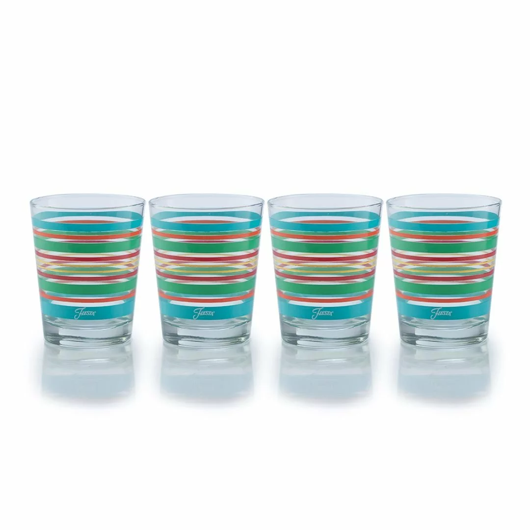 Fiesta® Drinkware Set Of 16 | Rainbow Radiance - Image 2