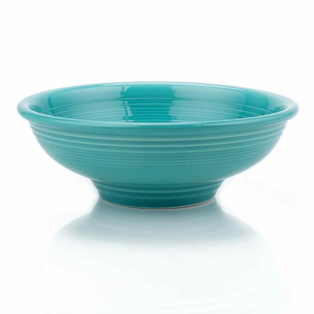 Fiesta® 64oz Pedestal Bowl | Turquoise