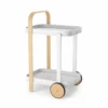 Umbra Bellwood Bar/Serving Cart | White-Natural