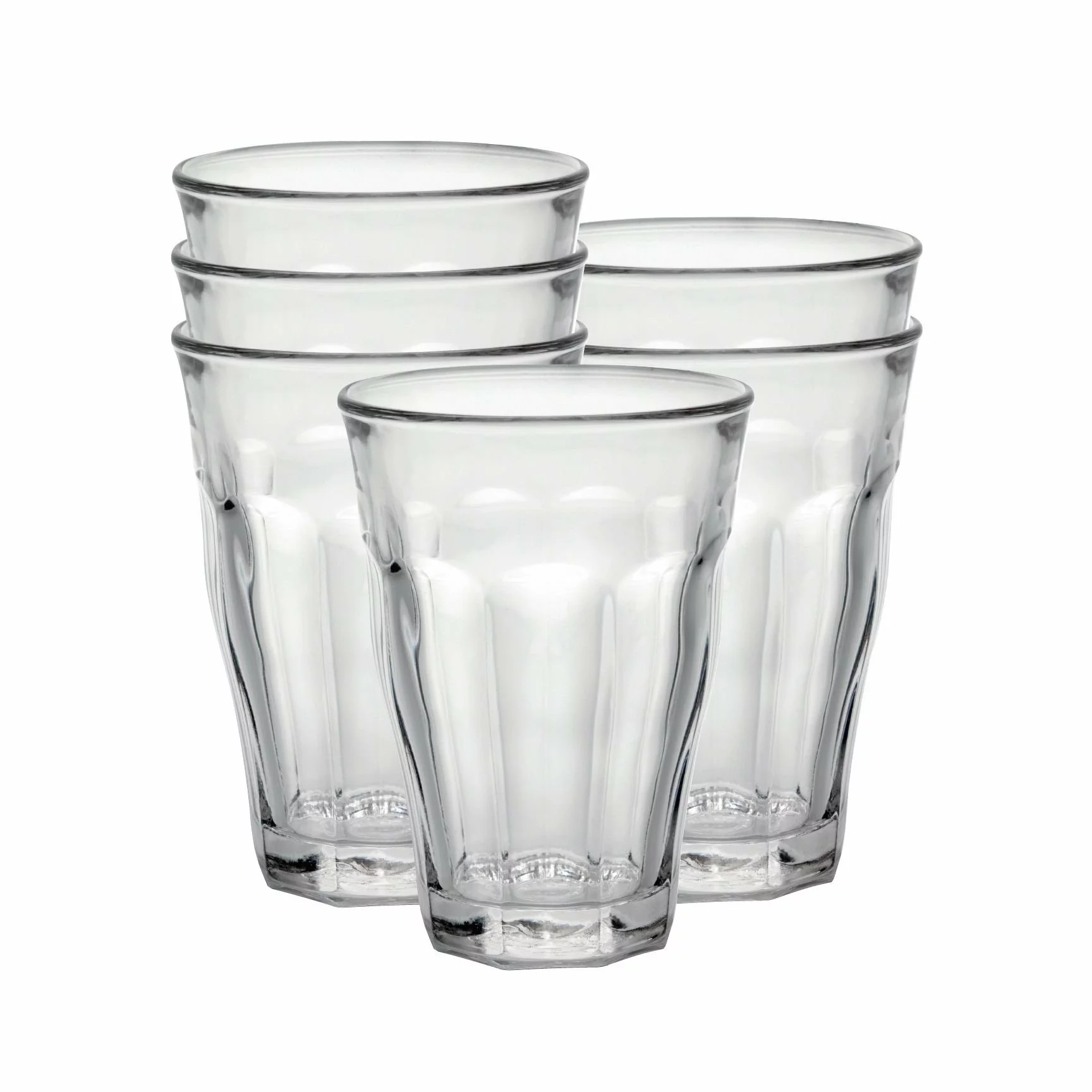 Duralex 12.62oz Picardie Clear Tumbler | Set Of 6 - Image 2