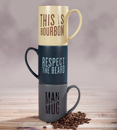 C.R Gibson (One Coast) C.R. Gibson Mug | Respect The Beard - Image 2