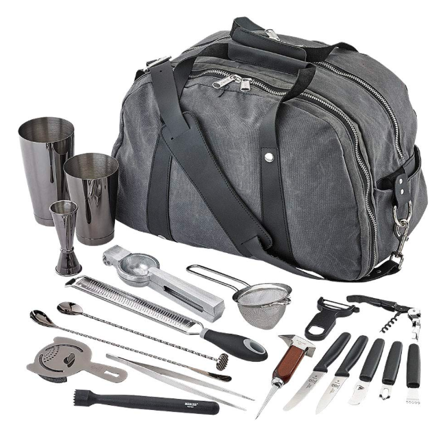 Mercer Barfly Deluxe II Set | Gun Metal Black