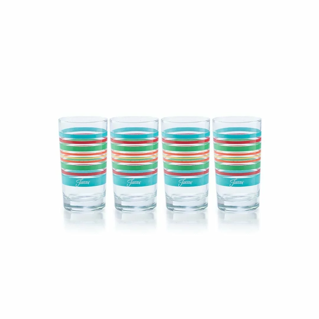 Fiesta® Drinkware Set Of 16 | Rainbow Radiance - Image 3