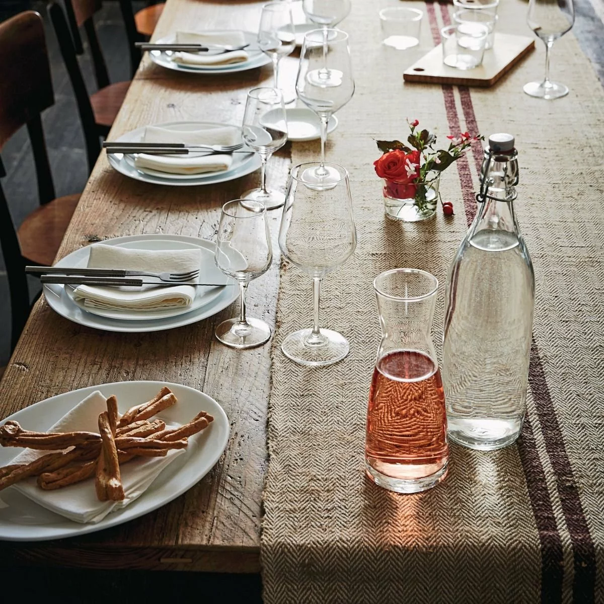 Bormioli Rocco 0.5L Ypsilon Cork Top Carafe - Image 2