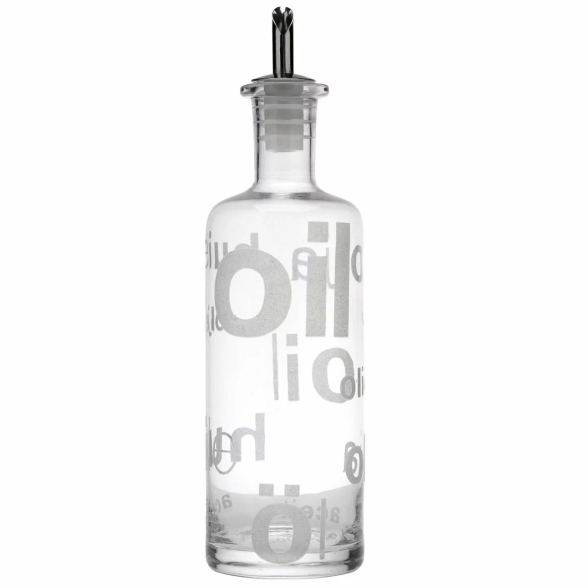 Typhoon 12oz Frosted Glass Oil/Vinegar Bottle