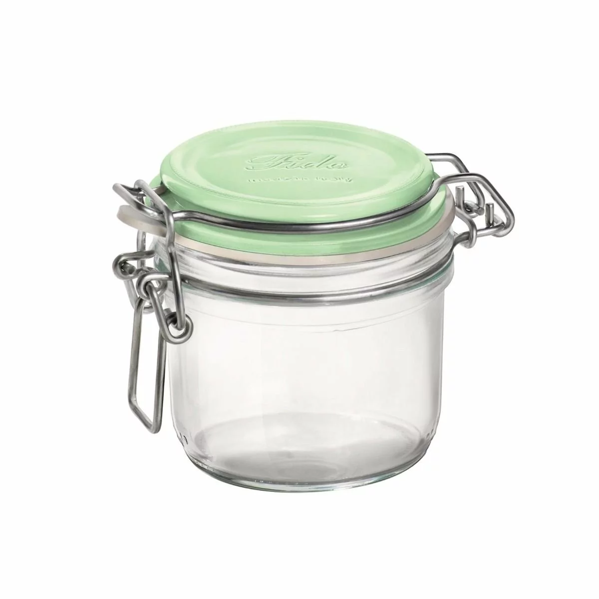 Bormioli Rocco 6.75oz Swing Top Fido Jar | Green Top