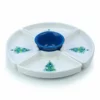 Fiesta® 5-Piece Entertaining Set | Blue Christmas Tree (White)