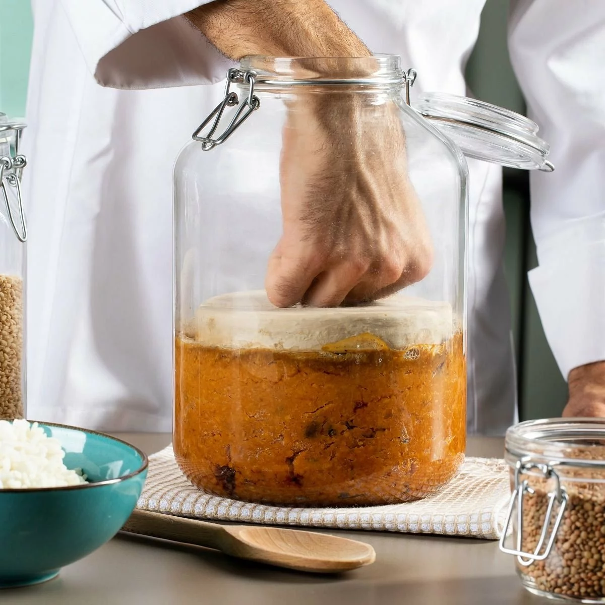 Bormioli Rocco 4.67L Swing Top Fido Glass Jar - Image 4