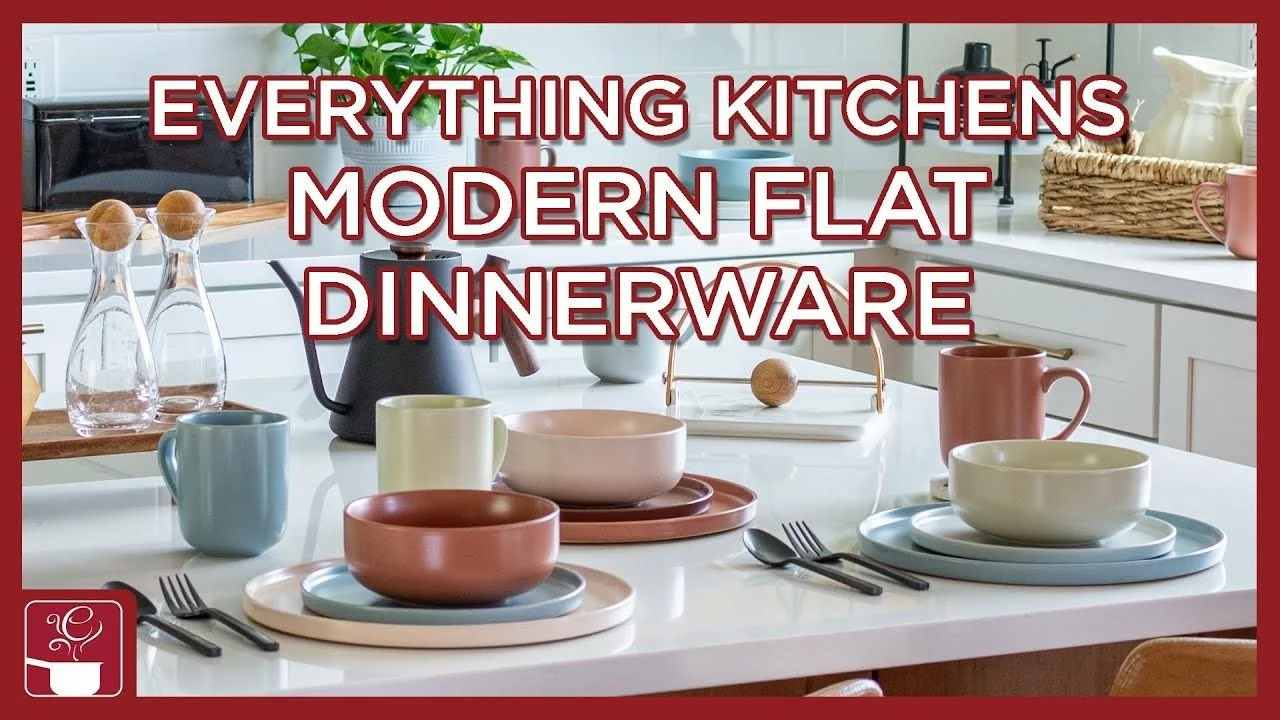 Everything Kitchens Modern Flat 8-Piece Mug Set | Dusty Blue & Terracotta - Image 7