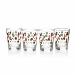 Fiesta® 15oz Double Old Fashioned Glasses (Set Of 4) | Slate Fiesta® Dots