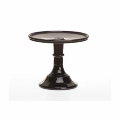 Mosser Glass 6" Cake Plate | Black Raspberry