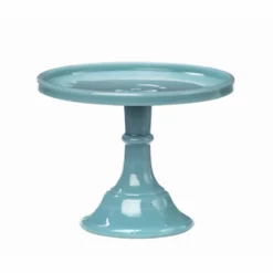 Mosser Glass 9" Cake Plate | Georgia Blue