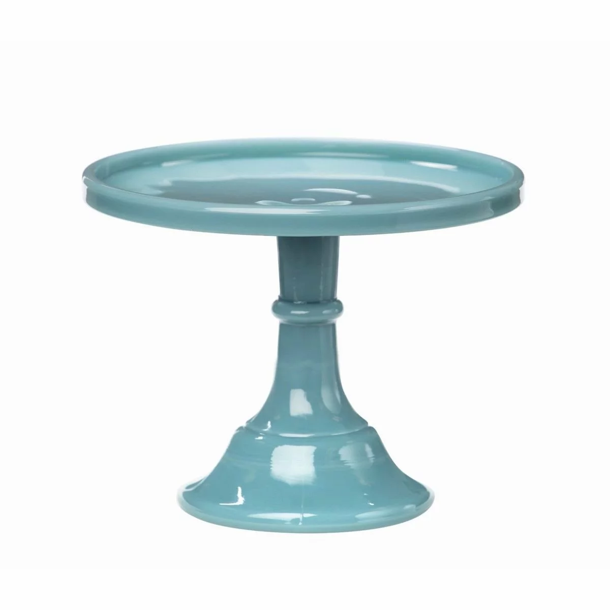 Mosser Glass 9" Cake Plate | Georgia Blue