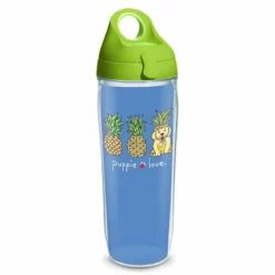 Tervis® 24oz Double-Walled Insulated Tumbler With Water Bottle Lid | Puppie Love - Pineapple Disguise