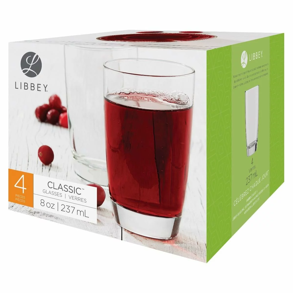 Libbey 8oz Juice Glasses (Set Of 4) | Classic - Image 2