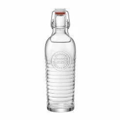 Bormioli Rocco Officina 1825 Clear Bottle With Swing Top - 33.75 Oz