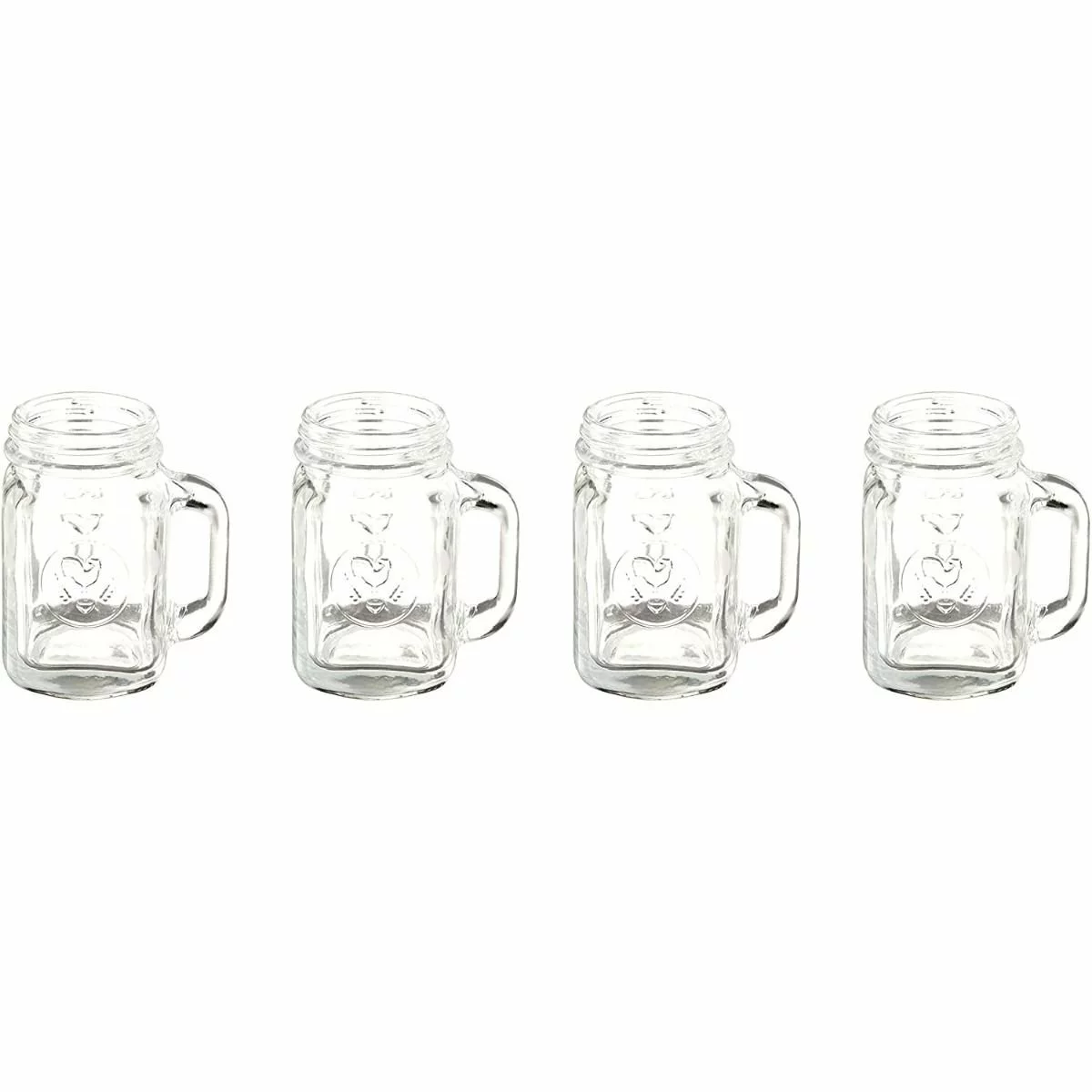 Kikkerland Shot Glasses - Set Of 4 | Mason Jars
