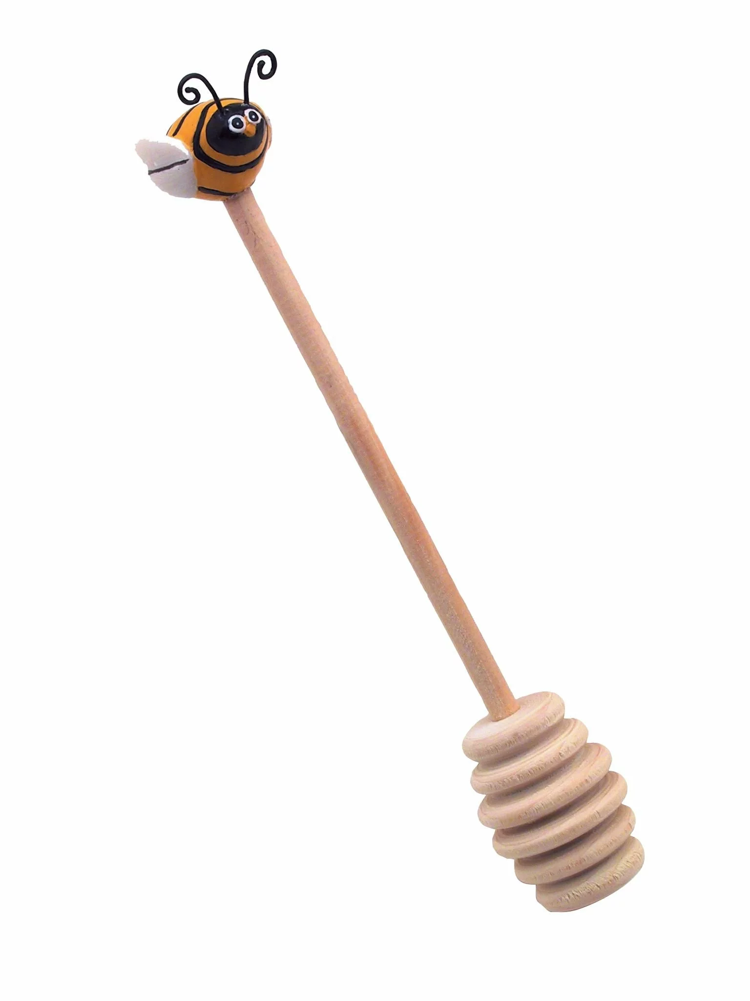 Harold Import Company Harold Imports Bumble Bee Wood Honey Dipper