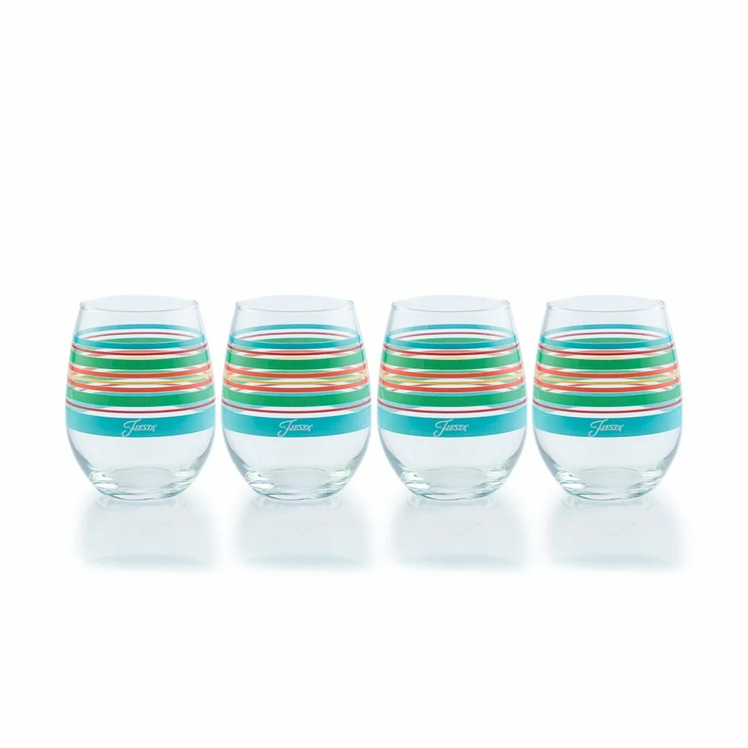 Fiesta® Drinkware Set Of 16 | Rainbow Radiance - Image 5