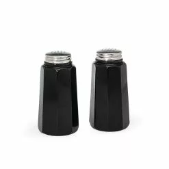 Mosser Glass Panel Salt And Pepper Shakers | Black Raspberry