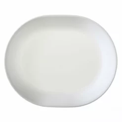 Corelle Livingware 12.25" Serving Platter | Winter Frost White