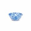 Crow Canyon Home Crow Canyon Enameled 2-Quart Serving Bowl Blue Marble