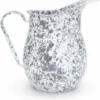 Crow Canyon Home Crow Canyon Enameled Pitcher Grey Marble