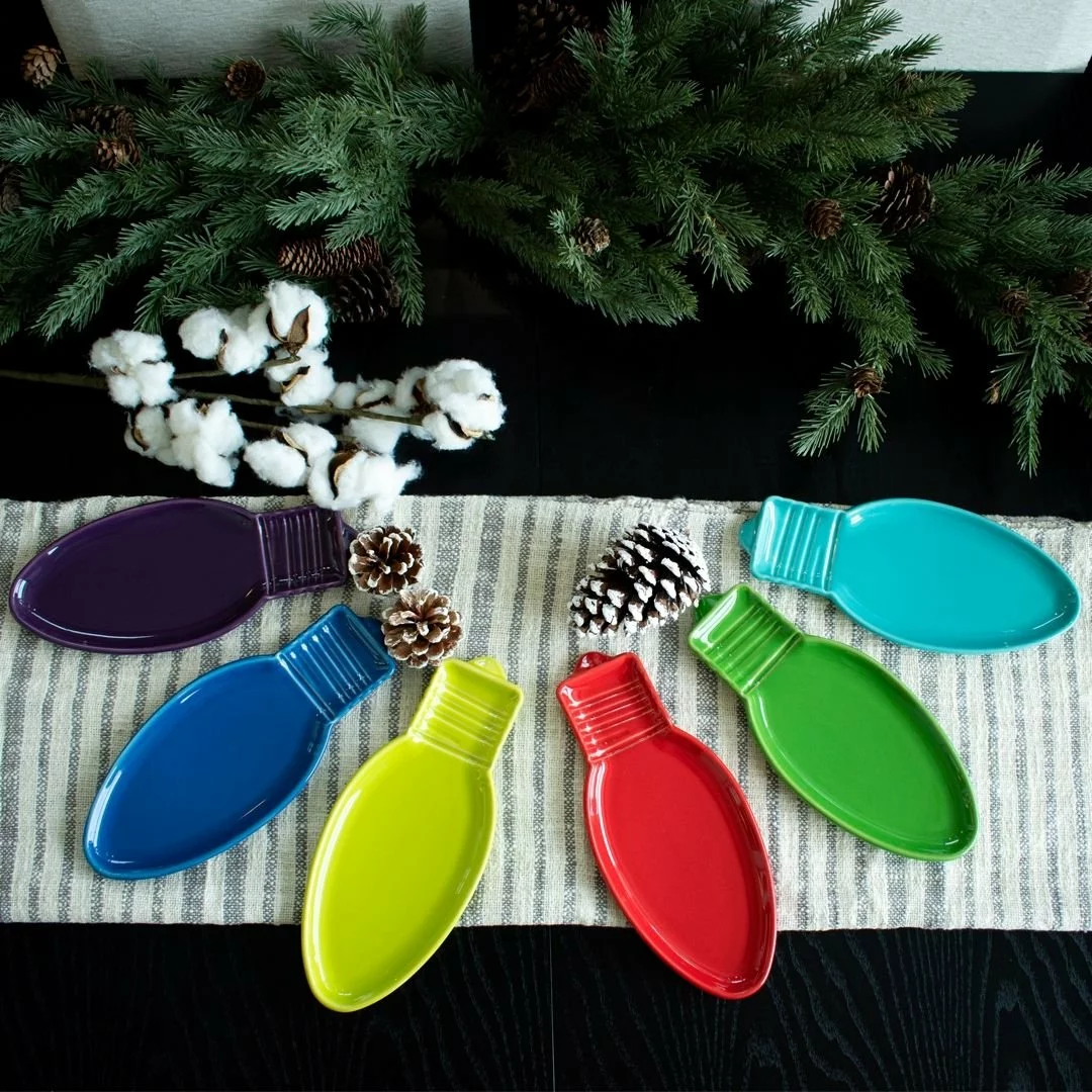 Fiesta® Light Bulb Plate | Scarlet - Image 2