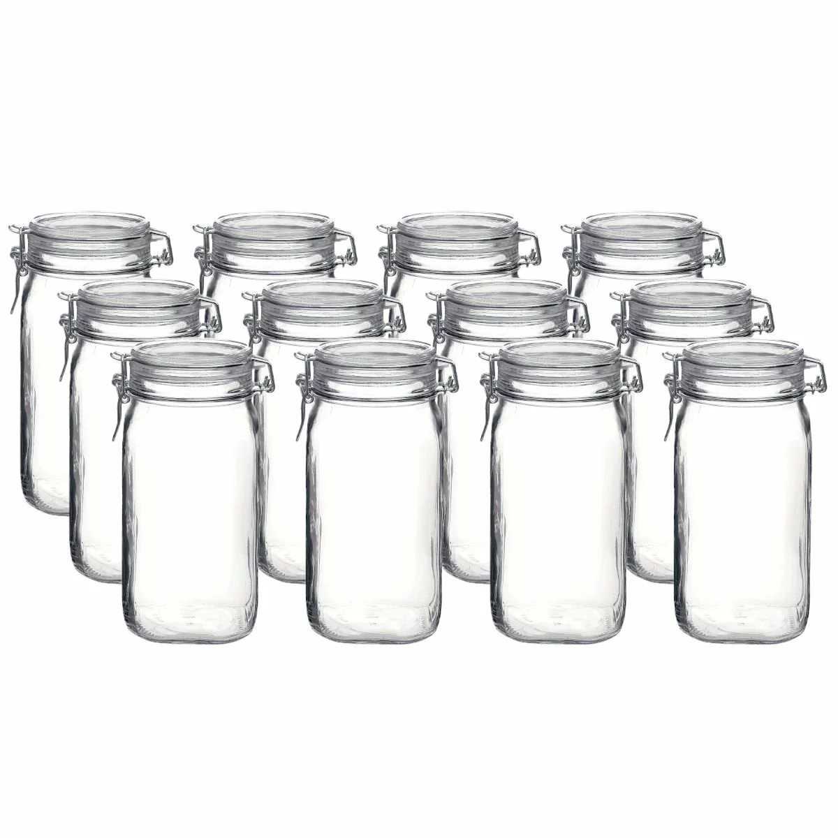 Bormioli Rocco 1.5L Swing Top Fido Canning Jar | Set Of 12