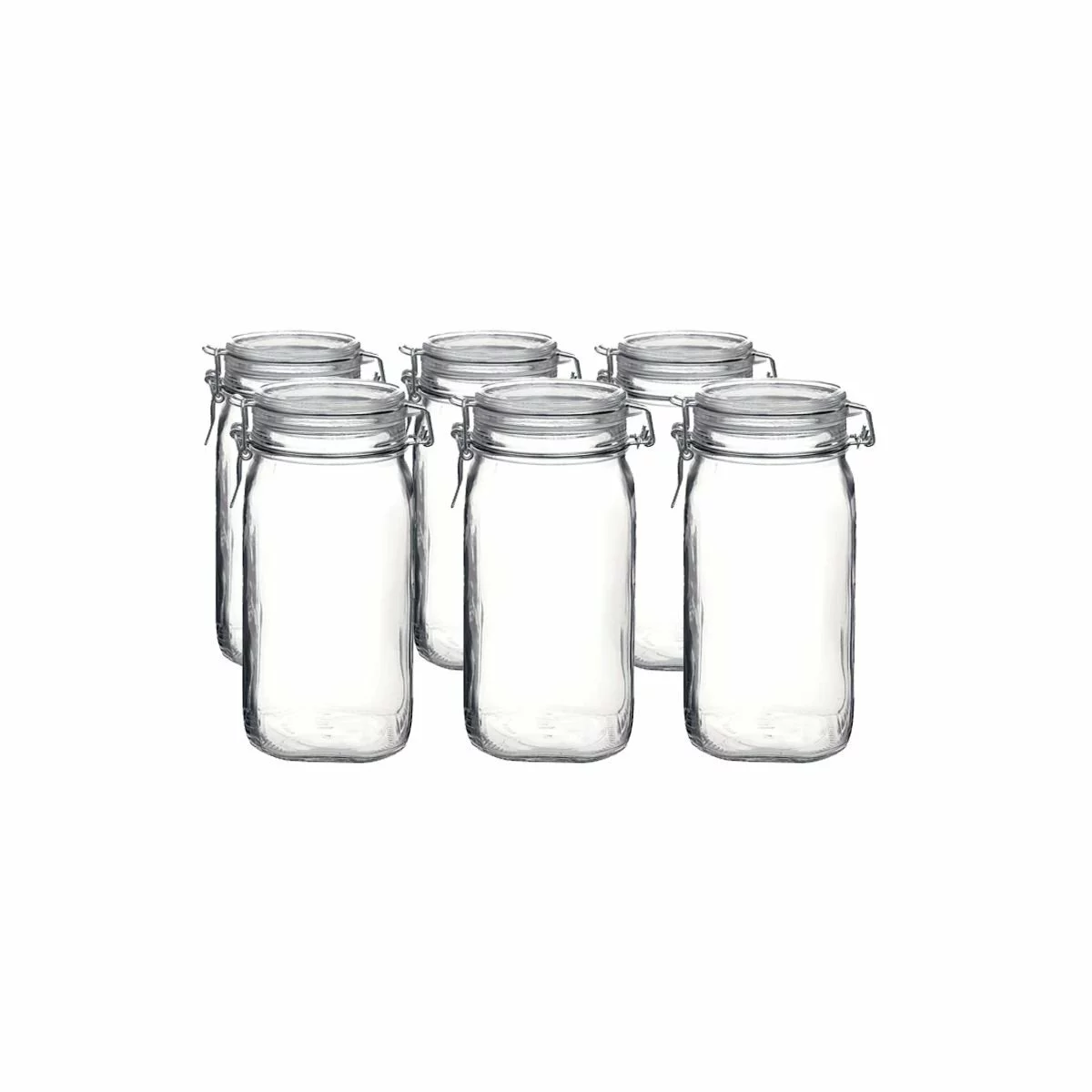 Bormioli Rocco 1.5L Swing Top Fido Canning Jars | 6-pack