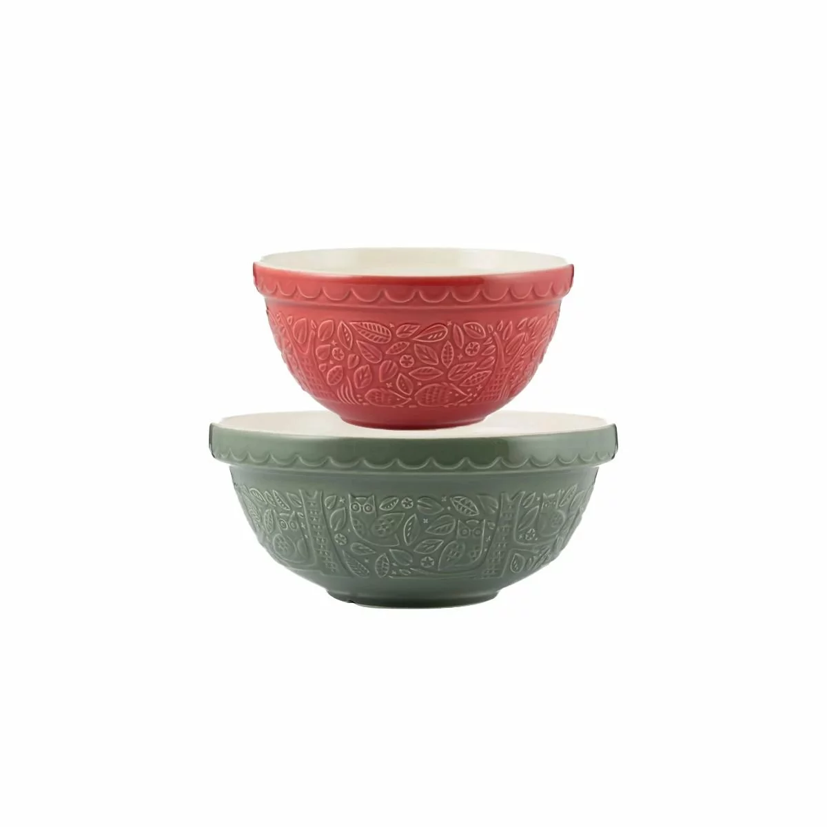 Mason Cash In The Forest Holiday Mixing Bowls | Set Of 2