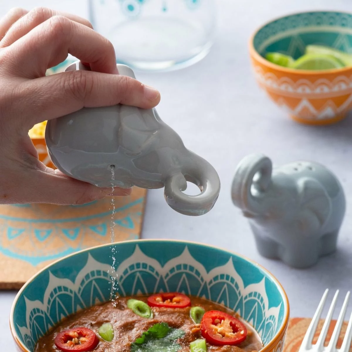 Typhoon World Foods Elephant Shakers | Set Of 2 - Image 3