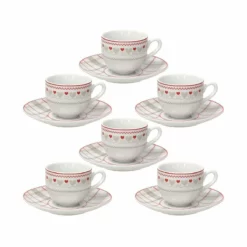 Tognana Brunico Espresso Cups & Saucers | Set Of 6