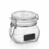 Bormioli Rocco 17oz Swing Top Storage Jar W/Chalkboard Label