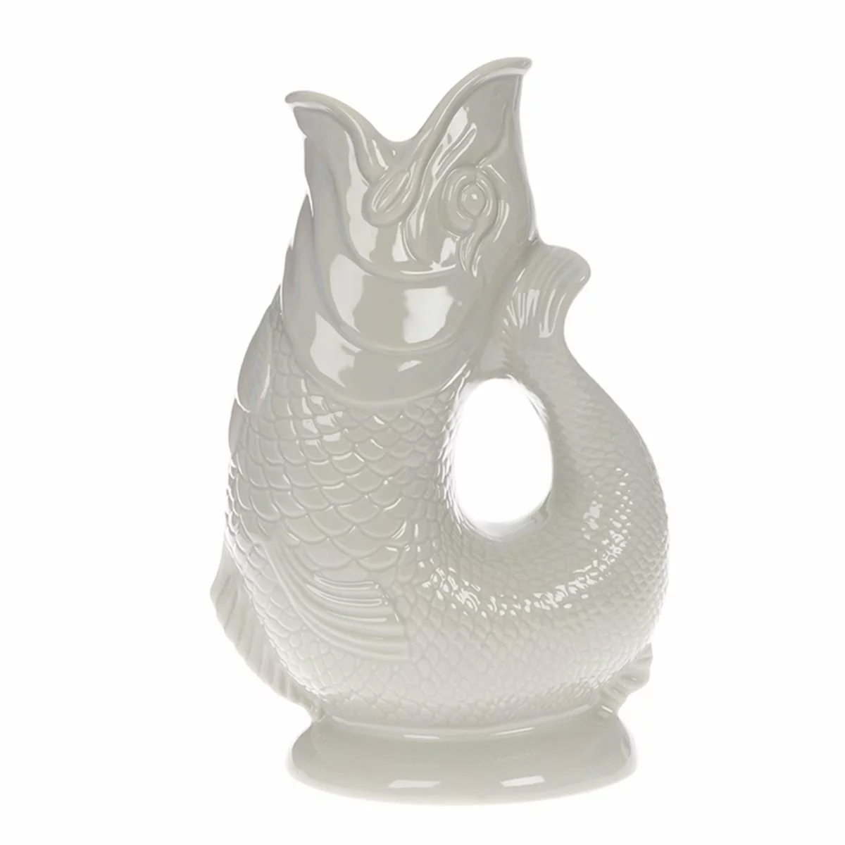 Wade Ceramics Extra Large Gluggle Jug | Light Gray