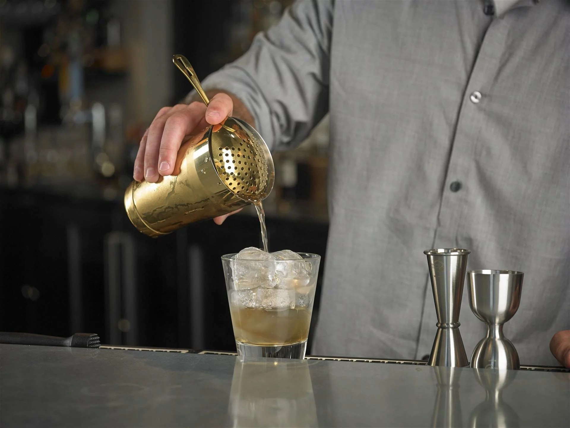Mercer Barfly Julep Strainer | Gold Plated - Image 3