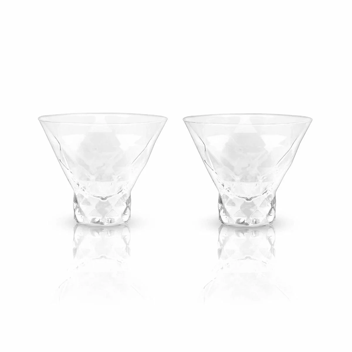 Viski® Gem Crystal Martini Glasses - Image 3