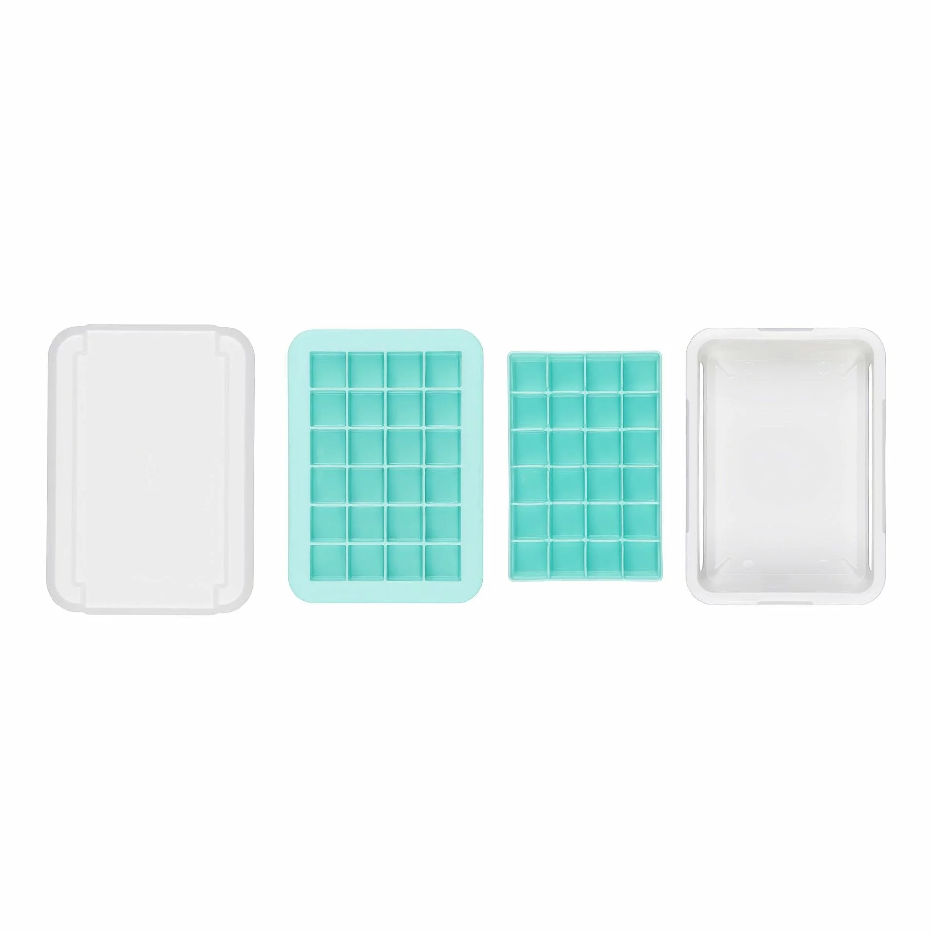 OXO Good Grips Covered Ice Cube Tray | Small Cubes - Image 4