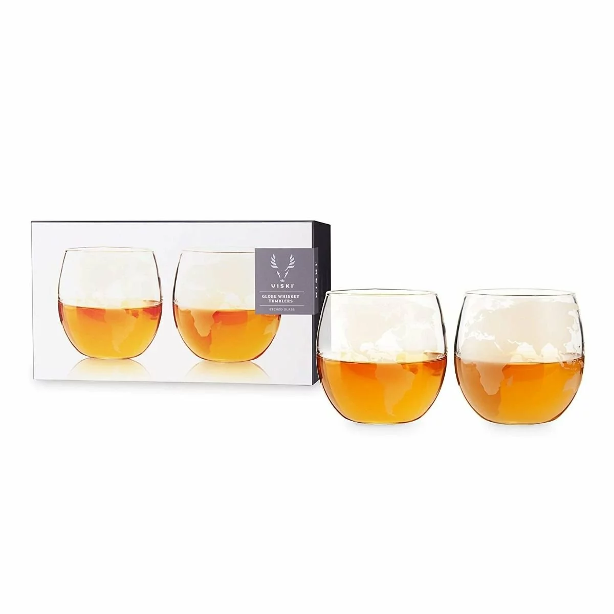 Viski® Globe Whiskey Tumblers - Image 5