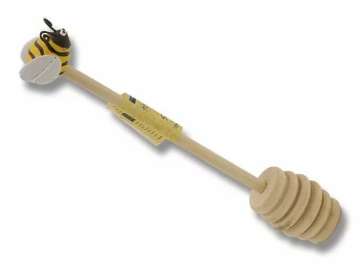 Harold Import Company Harold Imports Bumble Bee Wood Honey Dipper - Image 2