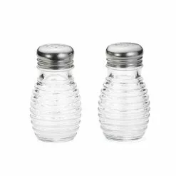 TableCraft 2oz Salt & Pepper Shakers | Beehive Glass