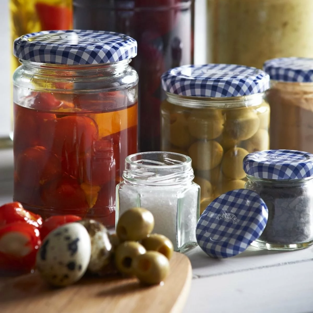 Kilner Twist Top Hexagonal Jar (Blue) | 3.7oz - Image 3