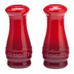 Le Creuset 2-Piece Salt & Pepper Shakers | Cerise/Cherry Red