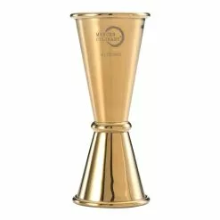 Mercer Barfly 1oz X 1.5oz Japanese Style Jigger | Gold Plated