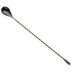 Mercer Barfly 11.8" Classic Bar Spoon | Gun Metal Black